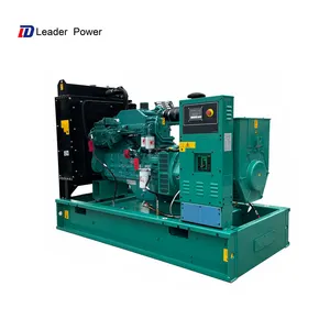 Generator pendingin air portabel kedap suara, generator daya 3 fase generator diesel senyap