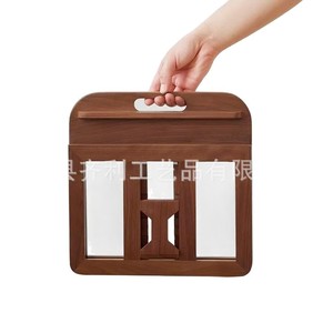 Wooden Laptop <b>Stand</b> Solid Wood Foldable Height Adjustable Cooling Rack <b>For</b> <b>Tablet</b> And Laptop Desktop Support - Product Image 5