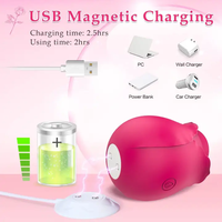 Jouets sexuels pour couples imperméables 2 en 1 à 10 fréquences de succion, vibrateur clitoridien et point G en forme de rose pour femmes, sensation électrifiante