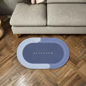 <span class=keywords><strong>Tapis</strong></span> de bain super absorbant en diatomite <span class=keywords><strong>Tapis</strong></span> de sol doux et mince pour évier de douche avec fonction antidérapante <span class=keywords><strong>Grand</strong></span> <span class=keywords><strong>tapis</strong></span> de bain à séchage rapide - Product Image 4