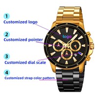 Elegante Reloj Casual para Hombre con Cristal y Agujas, Acero Inoxidable de Alta Calidad, Resistente al Agua 3ATM, Movimiento de Cuarzo, Precios de Fábrica al por Mayor