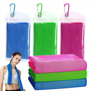 Customizable Sublimation Printing Quick Drying Sweat Sports <b>Cooling</b> Towels Custom Logo Sport Towel - Product Image 1