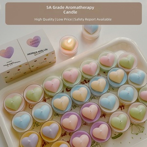<span class=keywords><strong>Candela</strong></span> Profumata a Forma di <span class=keywords><strong>Cuore</strong></span> in Cera di Soia, <span class=keywords><strong>Candela</strong></span> Aromaterapica per San Valentino, Compleanno, Matrimonio, Regalo, Decorazione Casa - Product Image 1