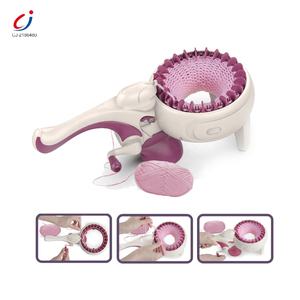 Machine à tricoter circulaire Chengji Hot Baby Knit DIY pour enfants, jouet de tissage intelligent en plastique pour écharpes et chapeaux, machine à tricoter à la main DIY - Product Image 4