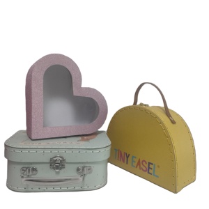 Scatola Regalo a Forma di <span class=keywords><strong>Cuore</strong></span> per San Valentino, in Cartone Ecologico Riciclabile con Finestra Trasparente e Chiusura Magnetica, Ideale per Sushi - Product Image 1