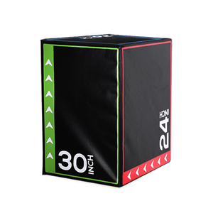 Caja de Salto 3 en 1 de Espuma EPE/PVC Resistente para Ejercicios Pliométricos, Plataforma Antideslizante para Entrenamiento Cruzado en el Gimnasio - Product Image 1