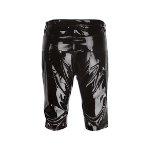 Shorts en PU pour hommes sous-vêtements sexy en cuir verni brillant shorts pour hommes bar discothèque scène spectacle <span class=keywords><strong>tenue</strong></span> pantalon en cuir - Product Image 5
