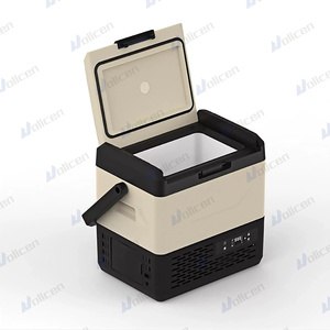 Portable 45W camion congélateur 12V/24V Mini véhicule réfrigérateur universel petite voiture réfrigérateurs 12L/15L ABS compresseur réfrigération - Product Image 1