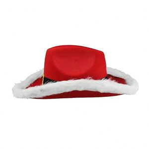Accesorio de Disfraz Navideño de Vaquero del Oeste, Gorros de Santa con Luces LED - Product Image 5
