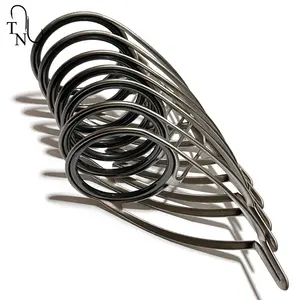 Anillas de caña de pescar TAKEDO TN90 TUKWLSG color gris ahumado SIC para carpas y surfcasting, componentes para la construcción de cañas, accesorios DIY para cañas. - Product Image 2