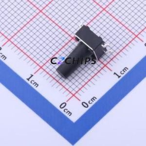 TS-1095PS-A145B2-C3D2 Tactile Switch SMD,6x6mm Switch Single Pole Single Throw Round Button 1.8N Vertical Mount - Product Image 1