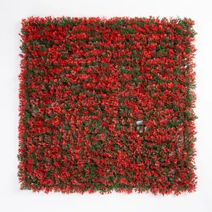 벽 장식 시뮬레이션 잔디 녹색 식물 벽에 대한 인공 교수형 잎