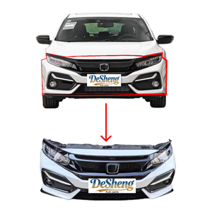 Il Prodotto Più Venduto è il Paraurti Anteriore, la Griglia Frontale, il Faro e il Radiatore di Alta Qualità per Honda Civic. Durevoli e Affidabili - Product Image 1