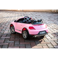 2024 approvisionnement d'usine sous licence rose mini convertible enfants batterie électrique 12V voiture enfants télécommande électrique monter sur la voiture