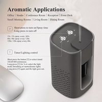 Diffuseur Nébuliseur d'Huiles Essentielles Rechargeable Sans Eau en Aluminium à Marque Privée Exclusive de Haute Qualité, Vente Chaude