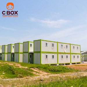 บ้านคอนเทนเนอร์สำเร็จรูป Cbox ราคาประหยัด ขนาด 20 ฟุต โครงสร้างสีเขียว สำหรับโรงพยาบาล ห้องแยกผู้ป่วย ที่พักเคลื่อนที่ แบบแพ็คสำเร็จ - Product Image 2