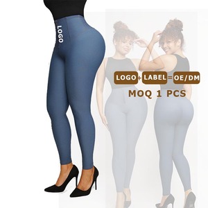 Servizio personalizzato Jeans da donna corsetto a compressione addominale Leggings corsetti a vita alta Leggings da allenamento in vita - Product Image 1
