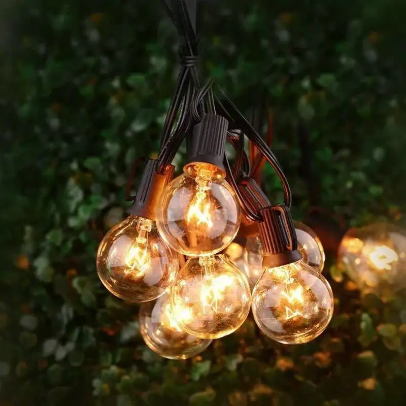 G50 G16 1/2 P45 S45 G40 E17 E14 E12 clear amber frosted dimmable retro edison LED string bulb