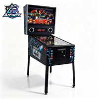 Arcadix Machine de flipper virtuel à monnayeur 32 pouces 4K pleine taille à 3 écrans, modèle arcade Flipper, à vendre en gros