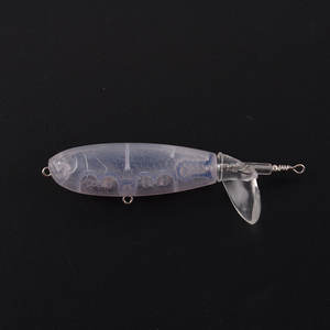 Leurre de pêche flottant à hélice en plastique dur non peint pour la pêche au carpe, 7,5 g/8 cm, 16 g/10 cm, pour la pêche à la traîne - Product Image 6