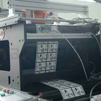 Système d'impression numérique UV à jet d'encre industriel à haute vitesse pour codes-barres et étiquettes monochromes X6 avec machine à refendre