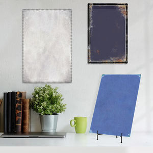 Putuo Decor personalizzato sfondo vuoto fai da te scrittura segno di latta <span class=keywords><strong>Vintage</strong></span> Metal Sign Home Wall Desktop Decor - Product Image 1