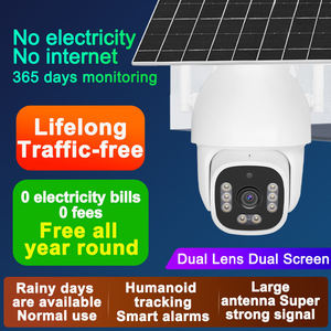 Rscammoto होम फार्म 4g सुरक्षा av सौर कैमरा 24/7 वास्तविक समय रिकॉर्डिंग की गति का पता लगाने वाले अलार्म कैमरा 4 जी सिम कार्ड - Product Image 4