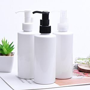 500ml for Clear Plastic Flat Shoulder Cosmetic Container Gold Oil Pump <strong>Lid</strong> Cap 300ml <strong>Shampoo</strong> <strong>Bottle</strong> for Lotion Sealing Pump - Product Image 2