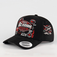Groothandel Hoge Kwaliteit Gestructureerde 5-Panel Zwarte Effen Kunstsuède Op Maat Zware Borduurwerk Logo Baseball Petten Streetwear