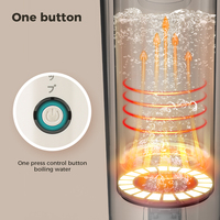 Ketel perjalanan listrik baja tahan karat, Ketel perjalanan hemat energi, Ketel air Mini mendidih, bahan lebih sehat, ketel portabel untuk berkemah