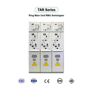 RMU Switchgear Cabinet 630A Ring Main Unit Electric Power Distribution Panels Air Insulated Manufactory Price