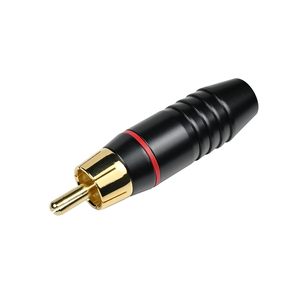 Chất lượng cao mạ vàng RCA jack nối mạ vàng chuyên nghiệp loa âm thanh Adapter dây nối RCA cắm - Product Image 5