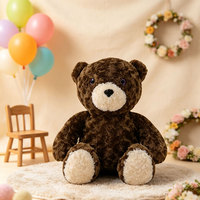 Ours en peluche personnalisé sur mesure, doux et moelleux, design personnalisé pour cadeaux de Noël, souvenirs de vacances, vente en gros pour acheteurs en gros
