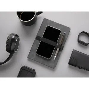 Quaderno A5 con copertina rigida in PU, merchandising personalizzato - Product Image 2