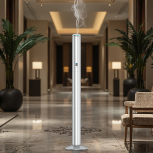 Diffuseur d'arômes élégant sans eau en alliage d'aluminium de luxe avec commande tactile intelligente, diffuseur de parfum nébulisant à vitesse réglable - Product Image 1