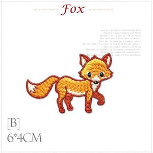 New High Quality Iron on Exquisite Embroidery Lifelike Cute fox Patch for Kid Clothes <b>Hat</b> <b>Bag</b> Decoration - Product Image 4