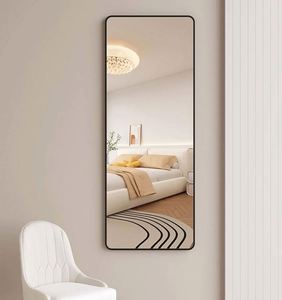 2025 tendance personnalisé pleine longueur manteau porte-vêtements cadre multifonctionnel décoratif salon meubles sol miroir pour - Product Image 4