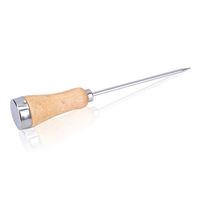 Ciseaux à glace longs en bois et acier inoxydable, style japonais, pour dégivrage de réfrigérateur, outils de barman, glaçons de bar, vin