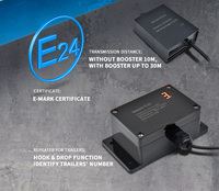 Promata Mata 7S TPMS avec sortie de données USB, 12 capteurs externes, moniteur 203 PSI pour les trains routiers et les flottes de remorques multiples