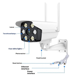 2MP không dây Bullet IP <span class=keywords><strong>Camera</strong></span> HD thời tiết ngoài trời wifi an ninh với âm thanh cho trong nhà <span class=keywords><strong>video</strong></span> giám sát - Product Image 3