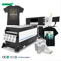 60cm DTF Printer I3200 6-kops 2026 9 Kleuren voor volautomatische DTF printer 60cm voor T-shirt bedrukking Nieuw 1 jaar garantie