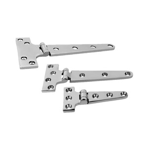 Stainless Steel T-Hinges 100x54mm 152x76mm 200x98mm Heavy Duty Marine Hardware For <b>Yacht</b> Rv Cabinet Door Replacement Parts - Product Image 1