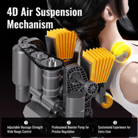 Nueva Silla de Masaje con Suspensión Neumática 4D L25MAX, Control de Bomba de Precisión, Intensidad Personalizable, Gravedad Cero, Venta al Por Mayor OEM