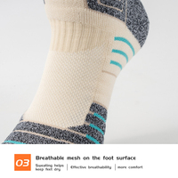 Chaussettes de basketball personnalisées pour jeunes équipes d'élite, automne, épaisses, à fond éponge, antidérapantes, tricotées, en Spandex/Polyester/Coton, séchage rapide
