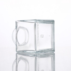 Faible MOQ, pot en verre carré de 180 ml, 280 ml, 360 ml avec couvercle métallique pour l'emballage de miel et de confiture - Product Image 4
