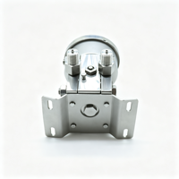 Manomètre de pression différentielle en acier inoxydable de haute précision, protection IP66, boîtier 316L en option, mouvement en acier inoxydable 304 en option
