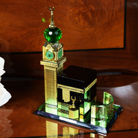 Miniature Poli Cristal Kaaba Modèle Pour Cadeau Islamique