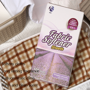 Tuyệt Vời Chất Lượng Tốt Nhất Có Mùi Vải Điều Hòa Lanh Tươi Chất Làm Mềm Vải Máy Sấy Tấm 55 <span class=keywords><strong>Sheets</strong></span> - Product Image 4