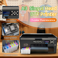 Impresora DTF A3 Nuoyu en Oferta, con Cabezal Único, 7 Colores, Máquina de Nivel Básico para Personalización de Camisetas
