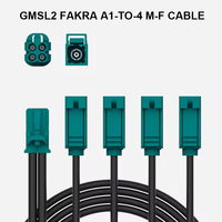 Câble de communication coaxial FARKRA Z Code RG316 pour automobile, GPS, robot, caméra, ADAS, connecteur SMB-C-K1.5-M-13 en cuivre